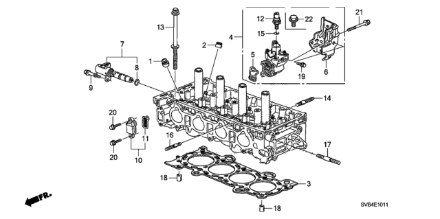 2010 Honda Civic Spool Valve (2.0L) Diagram