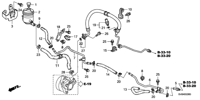 2011 Honda Civic P.S. Lines (HPS) Diagram