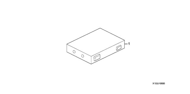 2011 Honda CR-Z 3 Door EX (NV) KA CVT XM Satellite Radio Diagram