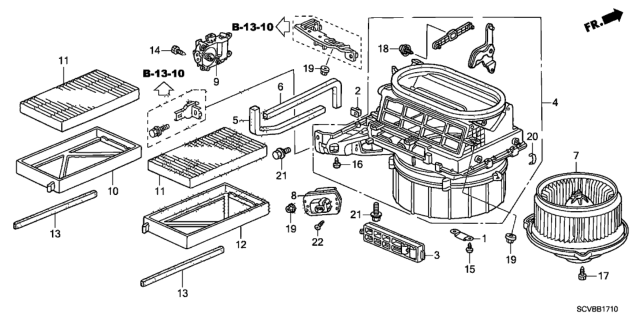 2011 Honda Element Heater Blower Diagram