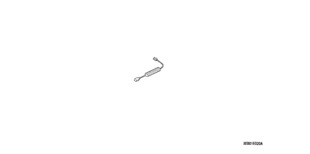 2004 Honda Element 5 Door DX (4WD) KA 4AT HFA Telephone Cable D (Samsung) Diagram