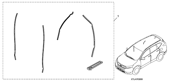 2017 Honda CR-V DR EDGE GRD YR-620M Diagram for 08P20-TLA-1E1