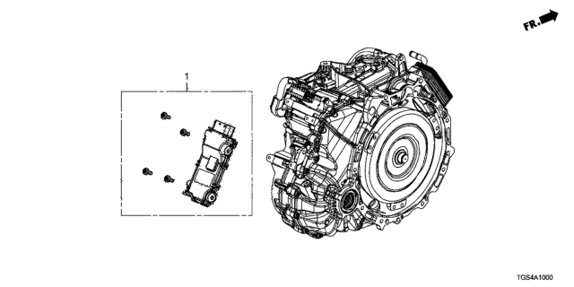 2021 Honda Passport AT Control Unit Diagram