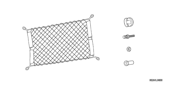 2009 Honda S2000 Cargo Net Diagram