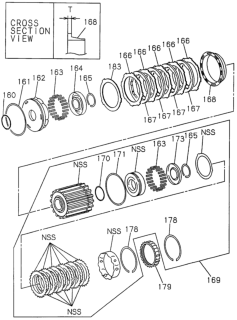 1998 Honda Passport Seal (Outer) (2Nd Clutch) Diagram for 8-96014-306-0