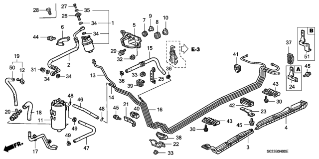 1996 Honda Civic Fuel Pipe Diagram