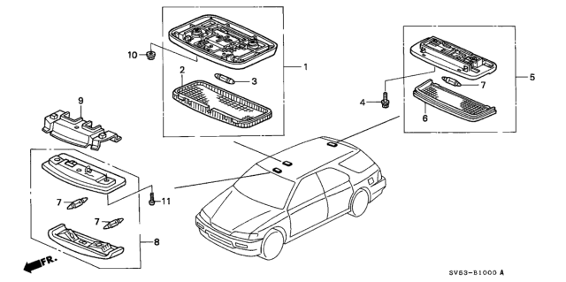 1997 Honda Accord Lens (Daiichi) Diagram for 34251-SM4-961