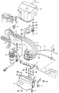 1981 Honda Accord Tube (White) Diagram for 18753-PB2-000