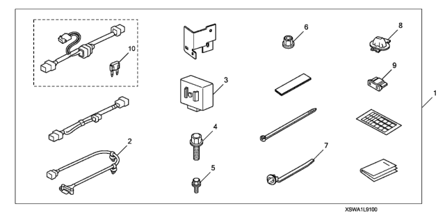 2009 Honda CR-V Trailer Hitch Harness Diagram