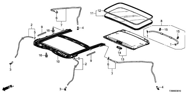 2017 Honda Accord Sliding Roof Diagram