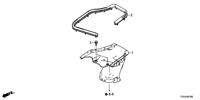 2018 Honda Civic Air Intake Tube Diagram