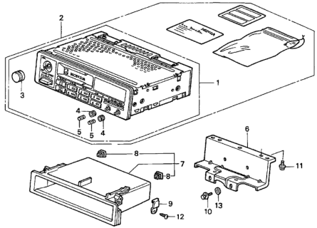 1995 Honda Accord Radio Diagram