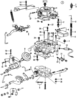 1974 Honda Civic Tube, Emulsion (P) Diagram for 16191-634-003