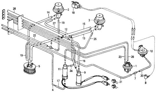 1984 Honda Civic Valve Assembly B, Frequency Solenoid Diagram for 36190-PE1-661