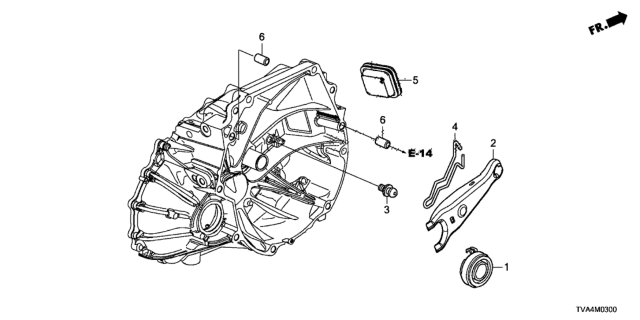 2020 Honda Accord MT Clutch Release Diagram