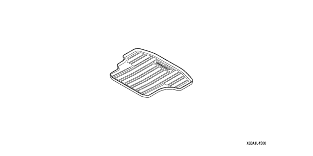 2003 Honda Accord 2 Door EX KA 5AT Trunk Tray Diagram