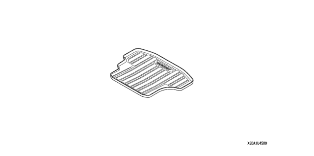 2003 Honda Accord Trunk Tray Diagram