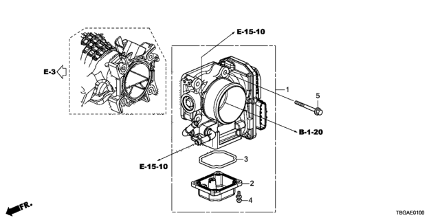 2020 Honda Civic Throttle Body Diagram