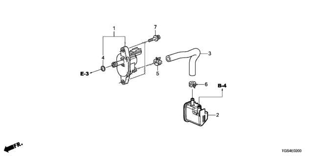 2020 Honda Passport Purge Control Solenoid Valve Diagram