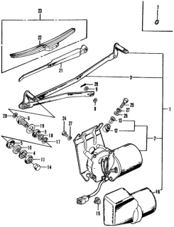 1973 Honda Civic Pin, Cotter (1.6X10) Diagram for 94201-16100