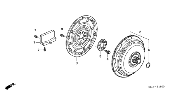 2007 Honda Ridgeline Torque Converter Diagram