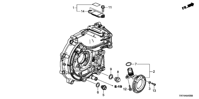 2020 Honda Clarity Fuel Cell AT Resolver Sensor Diagram