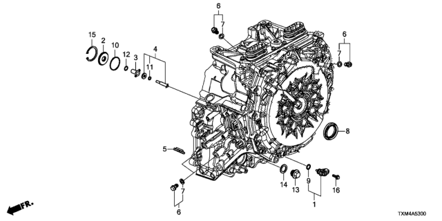 2020 Honda Insight AT Sensor - Pipes Diagram