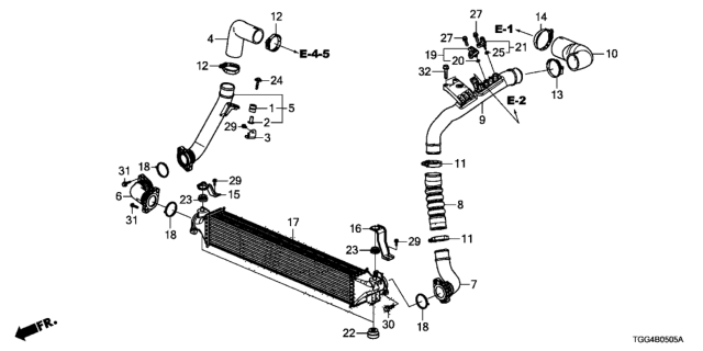 2018 Honda Civic Intercooler Diagram