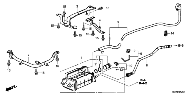 2012 Honda CR-V Canister Diagram