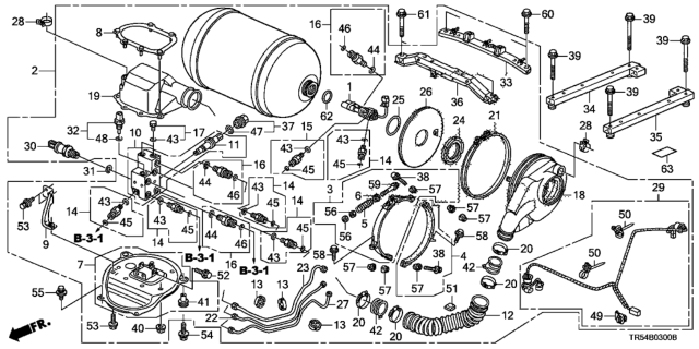 2015 Honda Civic Fuel Tank Diagram