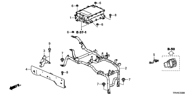 2019 Honda Clarity Electric 4 Door TRNG (CLARITY ELC) KA 1AT Battery Charger Diagram
