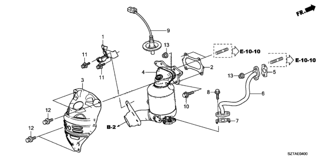 2014 Honda CR-Z Converter Diagram