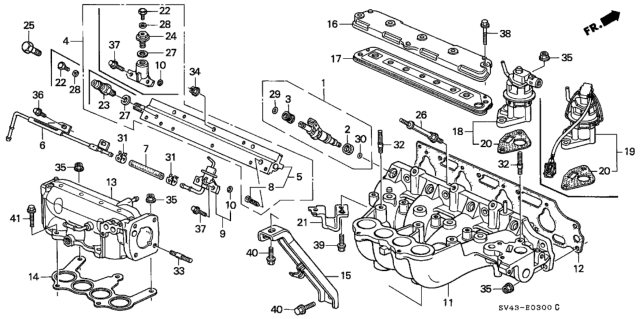 1997 Honda Accord Intake Manifold Diagram