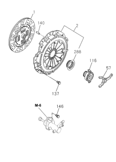 2002 Honda Passport Plate Assembly Diagram for 8-97120-689-1