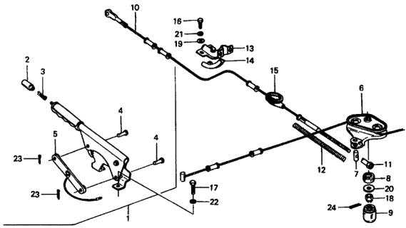 1978 Honda Civic Parking Brake Diagram