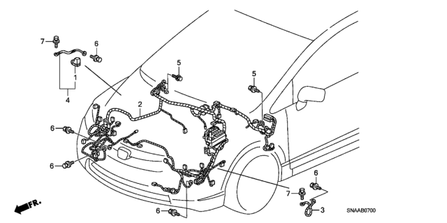 2009 Honda Civic Wire Harness Diagram 1