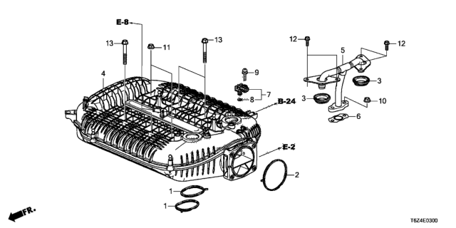 2020 Honda Ridgeline Intake Manifold Diagram