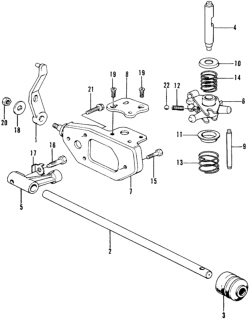 1976 Honda Civic 2 Door ** (1200) ** 4MT MT Shift Arm Diagram