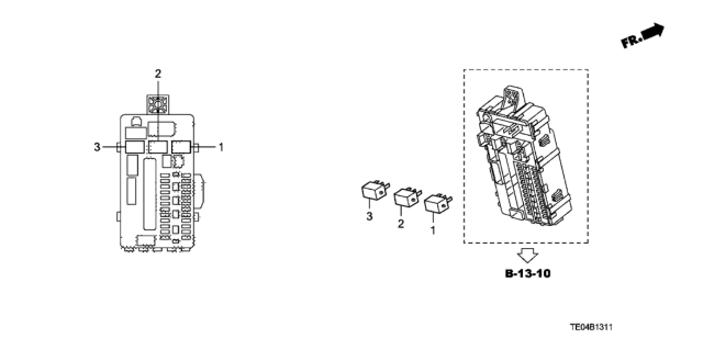 2009 Honda Accord Control Unit (Cabin) Diagram 2