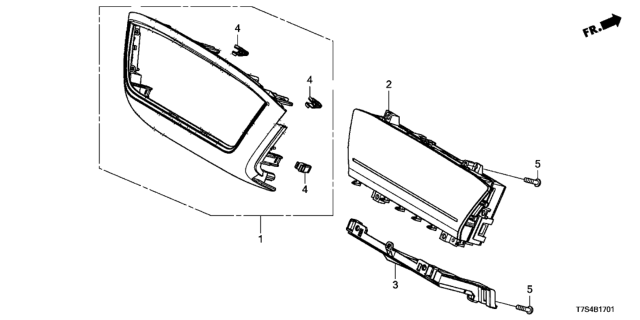 2017 Honda HR-V Auto Air Conditioner Control Diagram