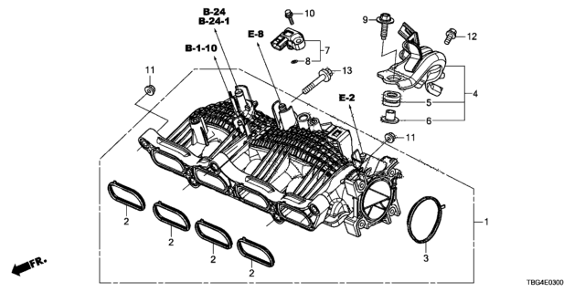 2018 Honda Civic Intake Manifold Diagram