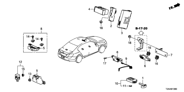 2017 Honda Accord Smart Unit Diagram