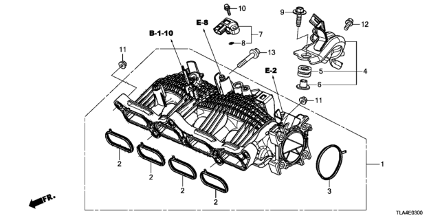 2021 Honda CR-V Intake Manifold Diagram