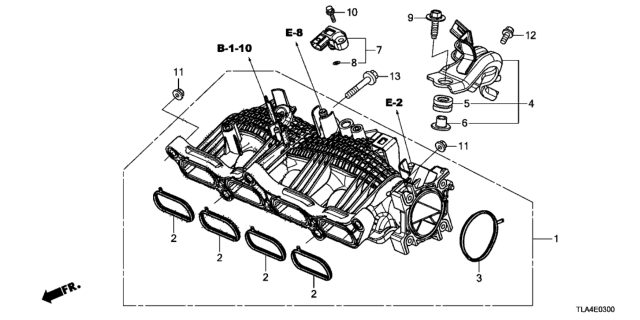 2018 Honda CR-V Intake Manifold Diagram