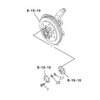 1998 Honda Passport Free Wheel Hub Bolts Diagram