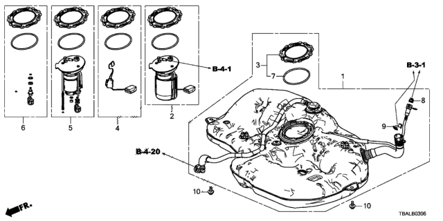 2020 Honda Civic Fuel Tank Diagram 2