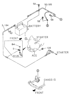 1994 Honda Passport Battery - Battery Cable Diagram