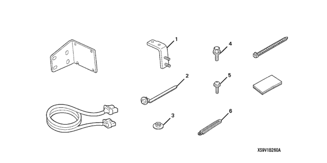 2008 Honda Pilot CD Changer Attachment Diagram