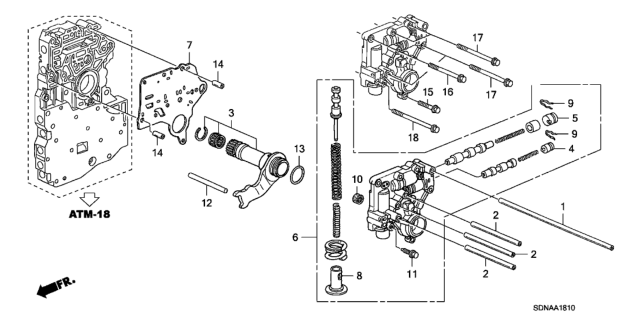 2007 Honda Accord Body Assy., Regulator Diagram for 27200-RDG-A00