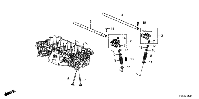 2018 Honda Accord Valve - Rocker Arm Diagram